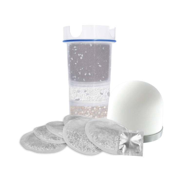 MAUNAWAI Wasserspender | K8 PiPrime Quelle - Ersatzfilter Kartusche Set mit Keramikfilter DOM (Refresh-Paket) - ab 8° dH