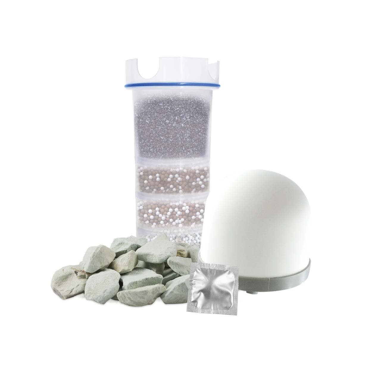 Wasserfilter Maunawai Wasserspender K2 PiPrime Quelle das Ersatzfilter Kartusche Set mit Keramikfilter DOM als Refresh Paket