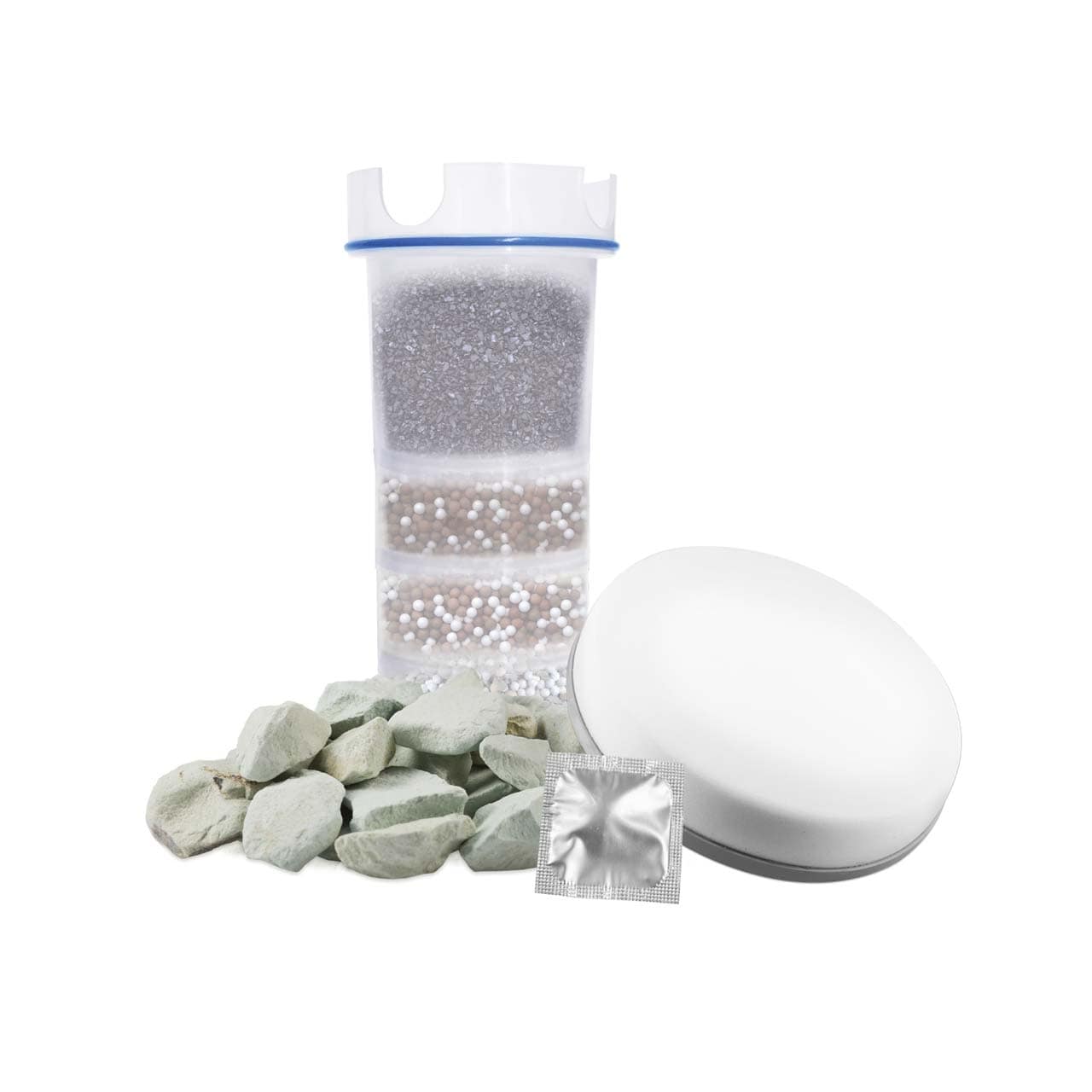 Wasserfilter Maunawai Wasserspender K2 PiPrime Quelle das Ersatzfilter Kartusche Set mit Keramikfilter FLACH als Refresh Paket