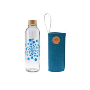 Maunawai Trinkflasche Schutzhülle Farbe blau für Carry Glasflasche mit 700 ml