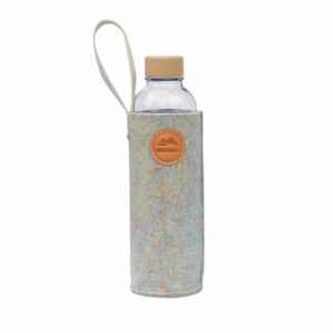 Maunawai Trinkflasche Schutzhülle Farbe sand für Carry Glasflasche mit 700 ml