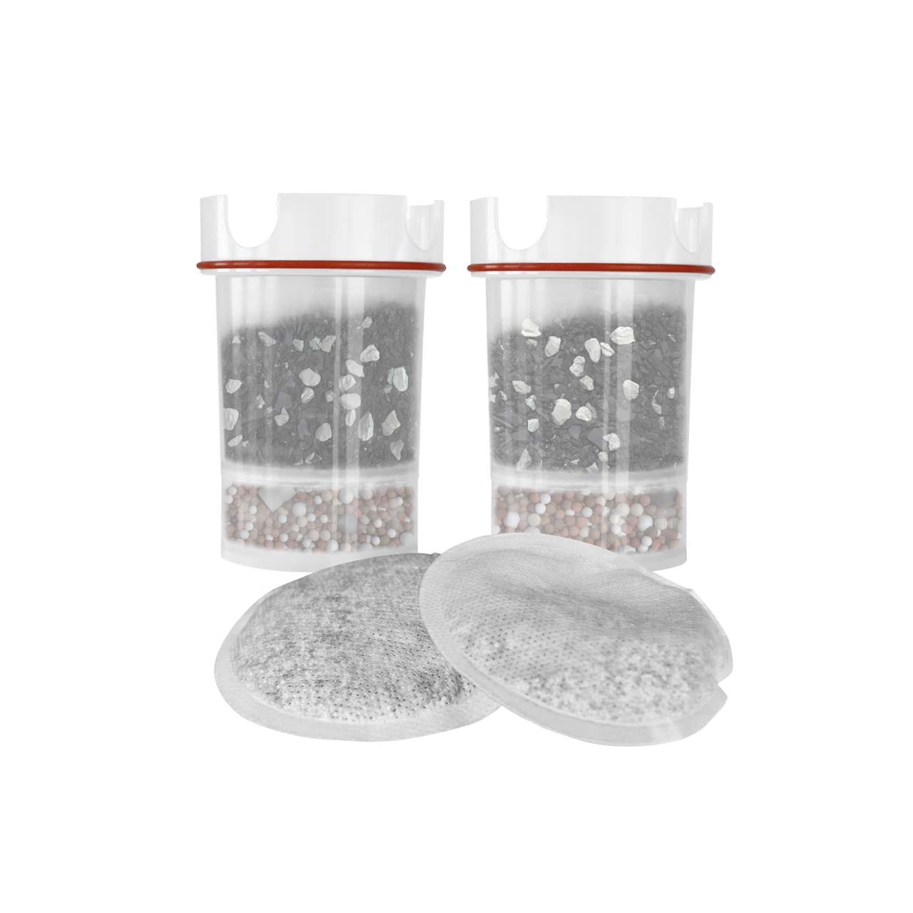 Wasserfilter Maunawai Tischwasserfilter Kini SMMA BPA frei das Pi Ersatzfilter Kartusche Set als Halbjahrespaket mit 2 Sets