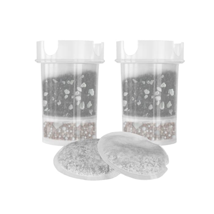 Wasserfilter Maunawai Tischwasserfilter Mini und Color BPA frei das Pi Ersatzfilter Kartusche Set als Halbjahrespaket mit 2 Sets