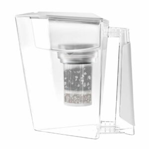 Wasserfilter Maunawai Tischwasserfilter Kini SMMA BPA frei in Farbe weiss für schadstoffarmes und gesundes lebendiges Trinkwasser